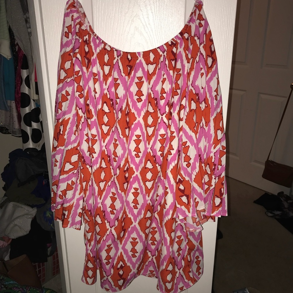 Bevello off the shoulder mini dress